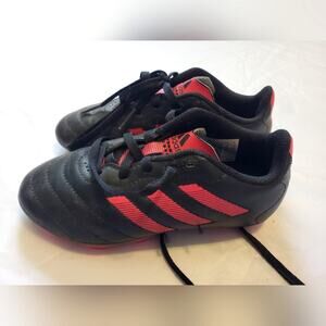 Adidas Goletto Black & Pink Soccer Cleats Kids Size 12K Athletic Shoes
